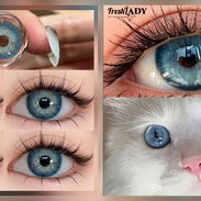 Lentes de contacto color azul oscuro y claro - Img 58192460