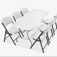 Juego de comedor de 6 sillas para exterior o terraza comunícate con Pedro - Img 52794362