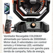 Ventilador Recargable - Img 57876329