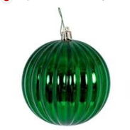 Set de 6 bolas de navidad con relieve - Img 58258672