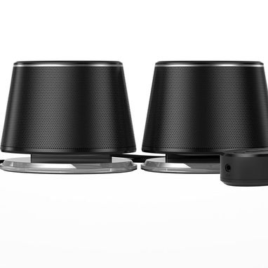 🔊 Bocinas Amazon Basics Bluetooth y USB con Luz Azul Para PC o Laptop Envío Disponible* + Garantía** - Img 105576441