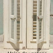 Hojas de ventana de madera tipo francesa. - Img 54864463