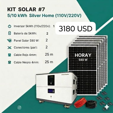 KIT DE INVERSORES SOLARES CON PANELES INCLUIDOS Y SERVICIO DE MENSAJERÍA - Img 119468535