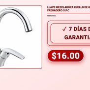 LLAVE MEZCLADORA CUELLO DE GANSO DE FREGADERO S.P.C - Img 58212154