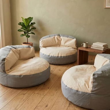 Silla *PUFF* de tela - 2/2