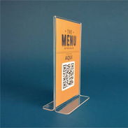 Trabajos en acrílico( porta menú,carteles, qr, display para mesas, portatarjetero) - Img 55230082