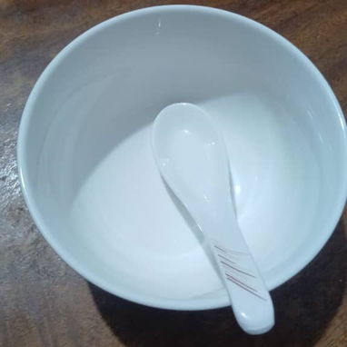 JUEGO DE 6 TAZONES DE PORCELANA CON SUS CUCHARAS - TODO NUEVOO !!! - 3/3
