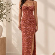 Vestido elastizado de flores - Img 57250585