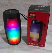 Bocinas Bluetooth con luces de colores y entrada USB y MicroSD - Img 49009274