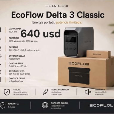 Ecoflow, paneles y combos - 6/9