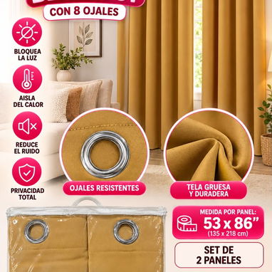 CORTINAS BLACKOUT - 4/8