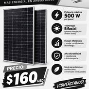 ☀️⚡ ¡PANELes SOLARES BIFACIALES DE 500 W! ⚡☀️ 🔋 ¡Aprovecha la energía del sol y ahorra electricidad! - Img 57845949