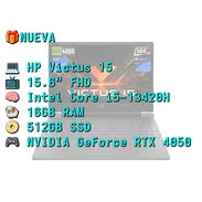 LAPTOP 🎁NUEVA📦CAJA, HP Victus 15 (15-fa2089wm), RTX 4050 6GB GDDR6, 15.6" FHD, Intel Core i5-13420H, 16GB RAM, 512GB - Img 58194871