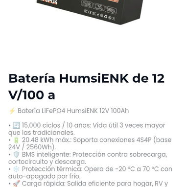 Baterías LifePO4 para inversores - 5/5