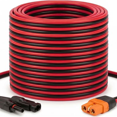 Cable solar a XT60i 10AWG de 30 pies con conectores mc4 52815418 - 3/4