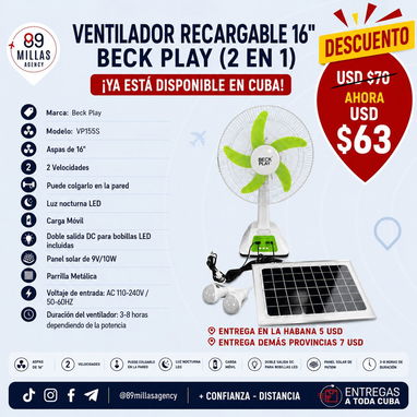 Ventiladores recargables para estos calores! - Img 122721268
