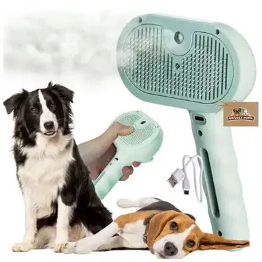 MASCOTAS🉐CEPILLOS DE VAPOR ELECTRICO PARA PERROS Y GATOS - Img 113762208