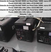 Estaciones de Energía con paneles solares con un año de garantía. Propiedad, Factura y Slip de compra - Img 50440770