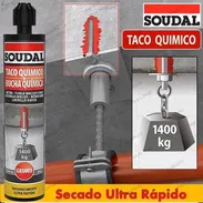 Taco químico, anclaje químico,ideal para fijar las estructuras de su panel solar,soporta hasta 1400 kg de peso - Img 54355541