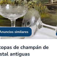 Juegos de copas de champán, talladas y sin tallar, copas noruegas 250 cc... - Img 53678026