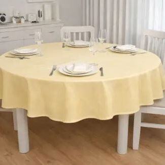 Mantel de mesa elegante redondo (cv) - Img 118648282