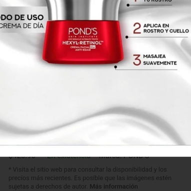 Juego de Cremas Faciales Anti Edad Ponds Excelente Resultado 💜 - 3/6