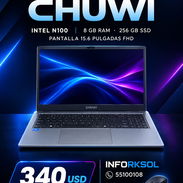 Laptop CHUWI Intel N100, 8GB RAM, SSD 256GB, pantalla FHD 15.6” + Mouse de regalo - Img 58287788