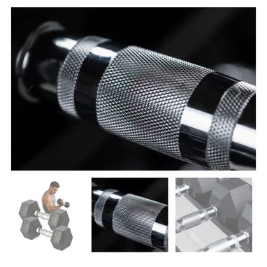 KIT DE MANCUERNAS EXAGONALES ACERO Y ENGOMADAS - 6/10