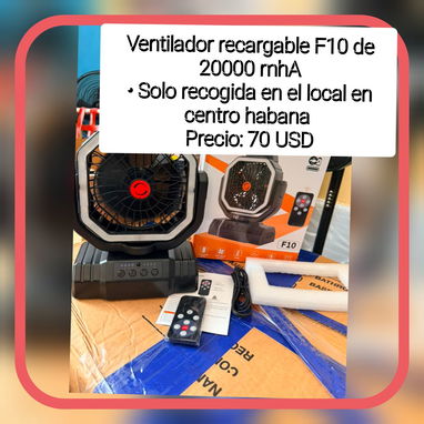 🌬️Ventiladores Recargables, de Pedestal y de Pared – Varias marcas y precios – Ideales para apagones ⚡ - 5/10