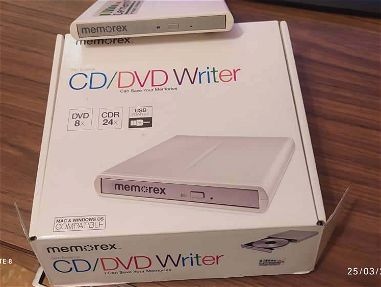 Quemador Lector DVD/CD Externo por USB - Compatible para MAC y Windows - Img main-image