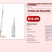 FREGONA PLANA PLEGABLE CON MANGO EXTENSIBLE . - Img 57102265