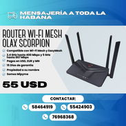 🚀 Router Wi-Fi Mesh Olax Scorpion X60 AC1200 💰 Precio: $55 USD 🛡️ Garantía: 15 días - Img 57317944