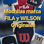 Mochilas marca FILA y WILSON - Img 51596180