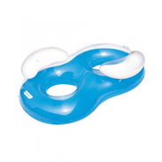 🛟Balsa inflable de doble anillo de color azul Bestway - Img 56946678