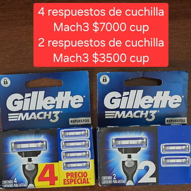 Cuchilla de afeitar Gillette Mach5 y Repuestos de cuchilla Gillette Mach3 y Mach5 - Img 125424886