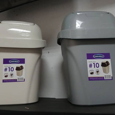 Basurero plástico / cesto para basura (mon) - 2/3