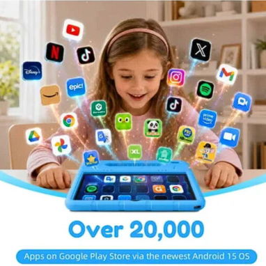 Tablet para niños EDDBNi K10 de 10 pulgadas con Android 15 y control parental - 2/3