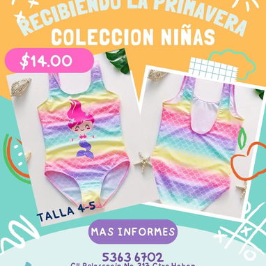 Trusa, traje de baño de niña - Img 124440228