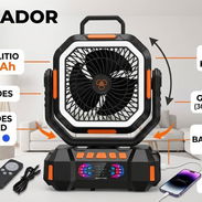 Ventilador recargable f22 - Img 58072953