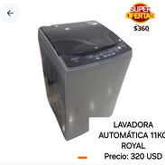 58296067  LAVADORA AUTOMÁTICA 11KG ROYAL Precio: 320 USD Garantia: 6 meses - Img 55514464