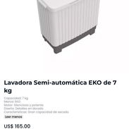 Lavadora semiautomática Eko 7 kg - Img 55603011