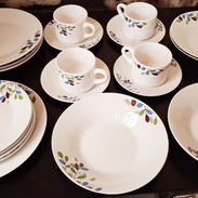 Juego de platos y tazas 20 unidades, Juego de tazas de café Cubita 6 unidades. Domicilio - Img 55538522