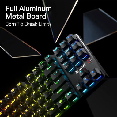 🖥️.Redragon K660RGB-PRO Teclado Inalámbrico para Juegos, 80% 87 Teclas BT/2.4Ghz Teclado Mecánico de Aluminio Tri-Modo - Img 123026741
