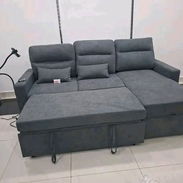 Sofa cama 950 mensajería incluida (con portavasos y porta celular) - Img 58340839
