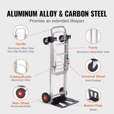 Carrito de Carga soporta hasta 400 lb - 4/5