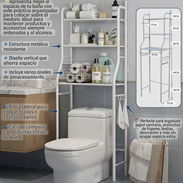 🚽Estantes multifuncional para baños 🫧 ✅Medidas: 47 cm ancho x 25 cm ✅Profundidad x 160 cm altura  🏷️$15 000 - Img 55618526