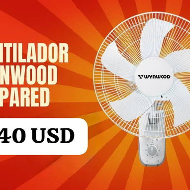 Ventilador de pared y ventilador Recargable - Img 125788930