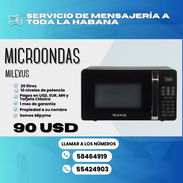♨️ MICROONDAS ✅ MILEXUS NEGRO 👉🏼20 LITROS 💲90 USD - Img 55963773