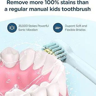 Cepillo dental eléctrico infantil ultrasonico - 3/5