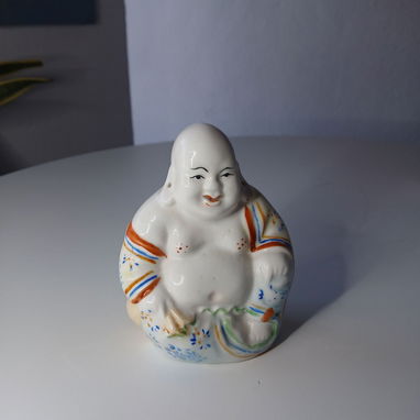 Juego de 3 Budas de porcelana china - Img 121319412